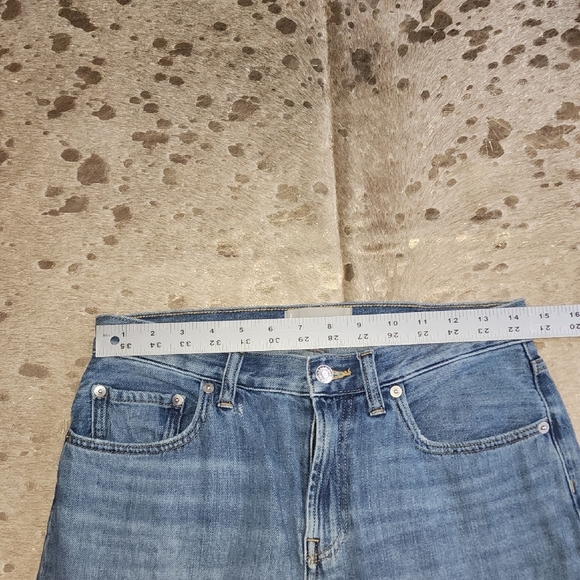 Everlane Blue Straight Jeans Classic Denim - Picture 4 of 6
